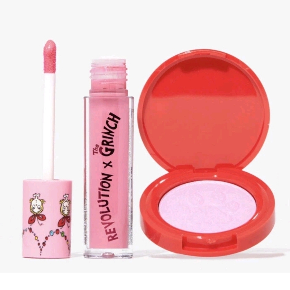 Revolution × The Grinch Lip Gloss Set